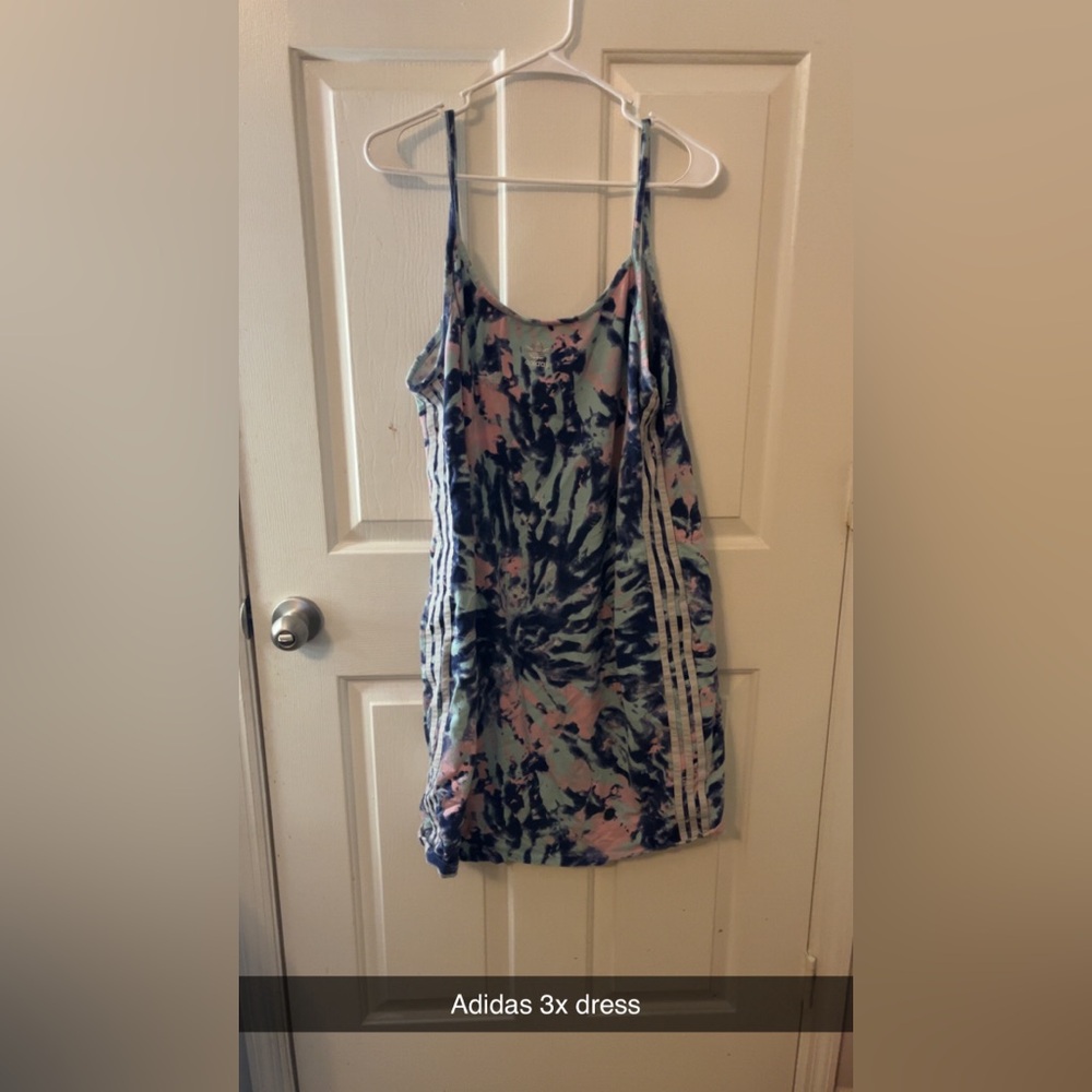 Adidas 3x tie dye athletic dress